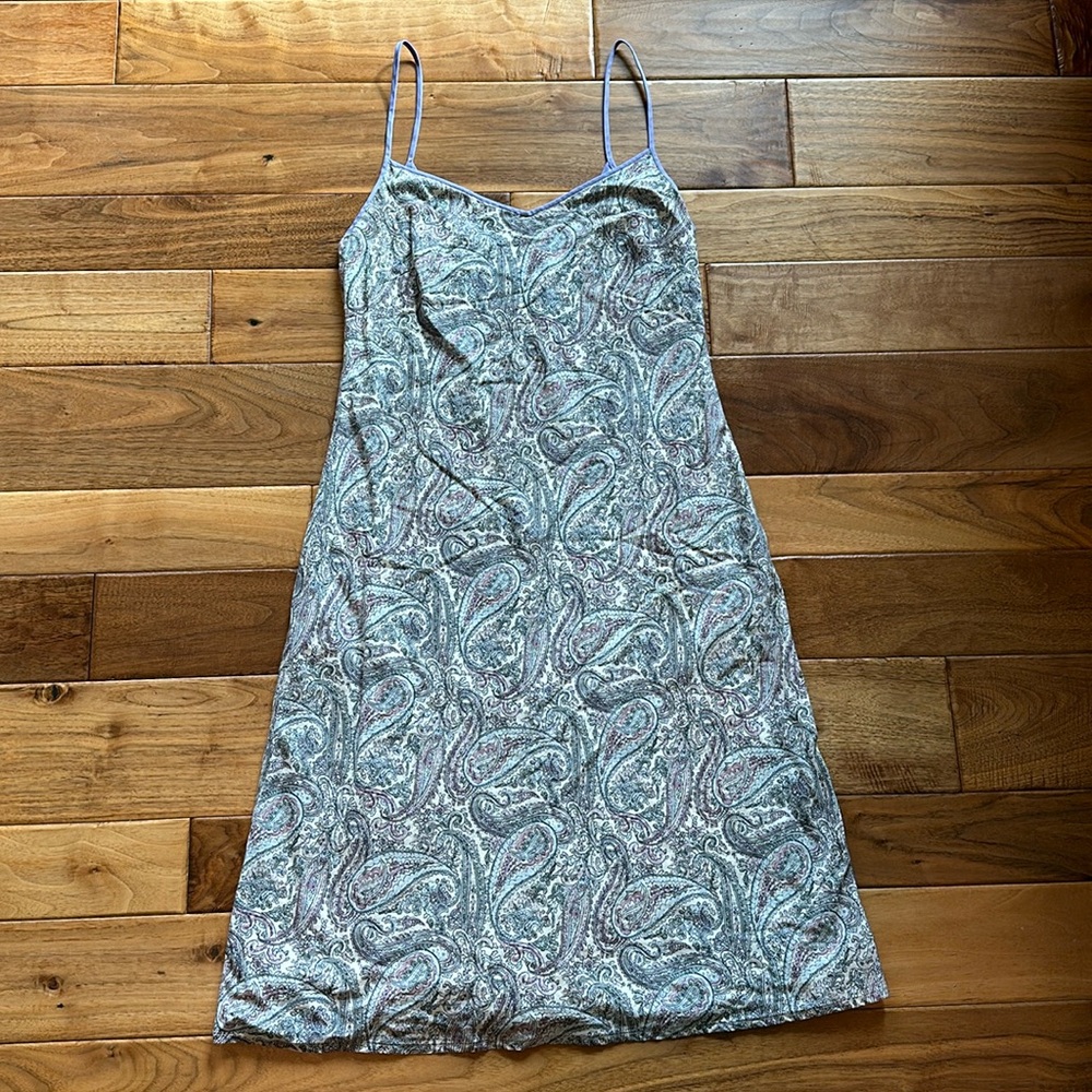 J.Crew paisley sleeveless tank dress
